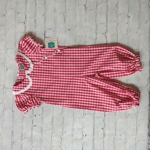 Toddler Girls Plaid Romper
